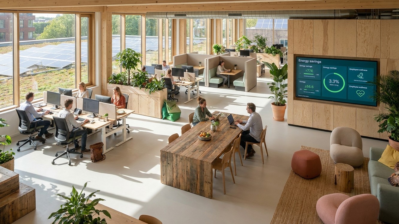 Aménagement de bureaux comment créer des espaces de travail efficaces et durables pour améliorer bien-être, performance et maîtrise des couts